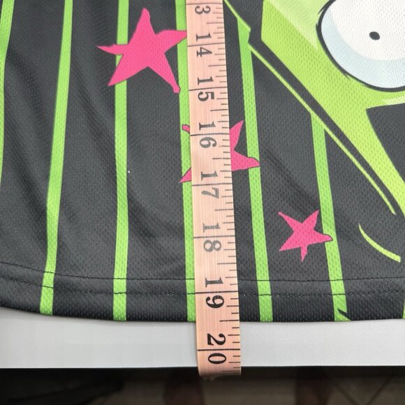 Invader Zim GIR Screaming Striped Juniors Jersey Tank Top SMALL New - Picture 7 of 9